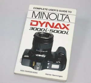 Minolta Dynax 7000i and 5000i, a Hove Guide Manual by Heiner Henninges 176 pages - Picture 1 of 5
