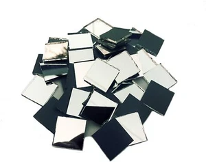 16*16 Mirror Squares Mosaic Tiles for Christmas Home Craft Projects Card & Dress - Picture 1 of 5