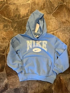 Nike Boys Sportswear Carolina Blue Fleece Hoodie!!(5-6yrs) - Picture 1 of 3