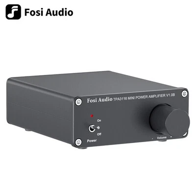 Fosi Audio V1.0B 2 Kanal Stereo Audio Verstärker Class D TPA3116D2 Endstufe - Bild 1 von 4