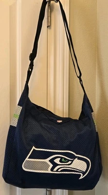Seattle Seahawks Jersey Cartera Bandolera Bolso Fútbol Correa Ajustable Foto 1 de 4