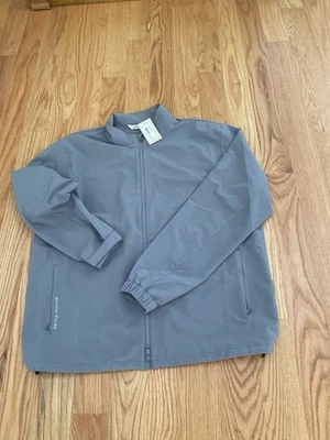 PETER MILLAR GRIS XL CORONA DEPORTIVA CREMALLERA DUNA CORTAVIENTOS LIGERO NUEVO Foto 1 de 4