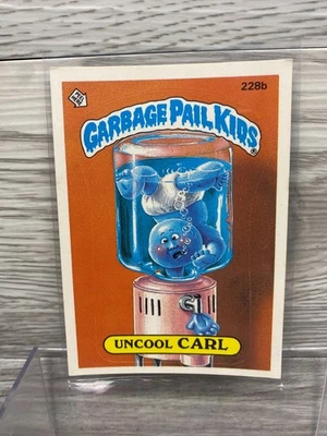 1986 Topps Garbage Pail Kids Series #228b UNCOOL CARL - Image 1 of 2