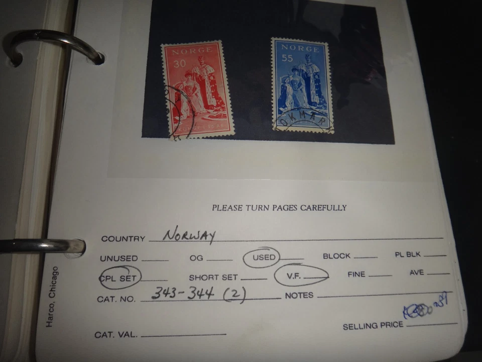 norway scott #343-344 Foto 1 de 1