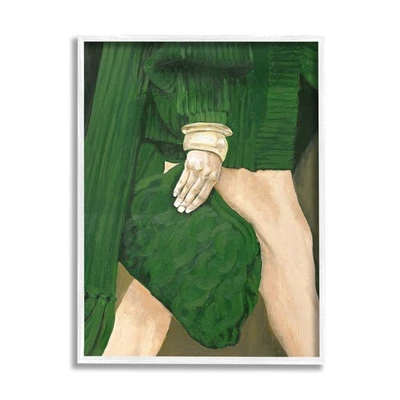 Moda Niña en Verde Enmarcado Giclee Arte por Design Fabrikken Foto 1 de 4