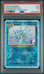 2002 Pokemon - Seadra - Reverse Foil - Legendary Collection - 63/110 - PSA 7 - Picture 1 of 2