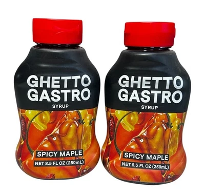 Jarabe de arce picante Ghetto Gastro orgánico 8,5 oz 08/2026 Foto 1 de 4