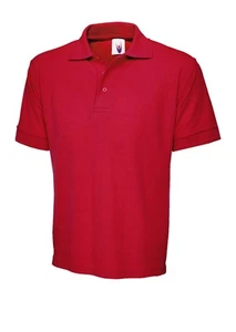 Uneek - Polo Premium Uniseks - 50% Poliester 50% Kapas - Merah - Saiz XS - Picture 1 of 1