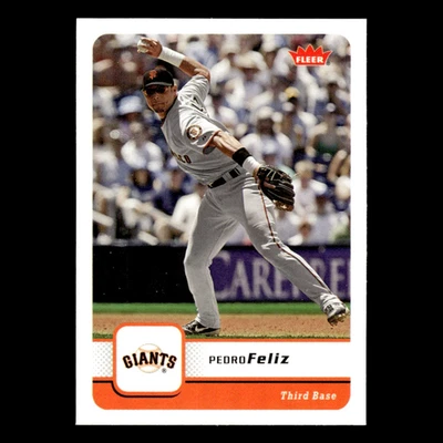 Tarjeta de béisbol Pedro Feliz #161 2006 Fleer San Francisco Giants MLB casi nueva Foto 1 de 3