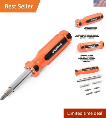 Versatile 11-in-1 Multi-Bit Screwdriver & Nut Driver - Perfect for DIY Projects - Image 1 of 4