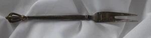 Antique W&S Sorensen Sterling Silver Crown Lemon Fork 4.3 inches - Picture 1 of 3