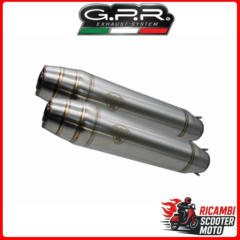 TERMINALE SENZA RACCORDO BMW R 100 RS -RT -CS -S 1976-1984 Deeptone Inox Cafè Ra Foto 1 de 1