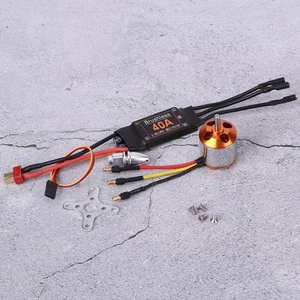 (A2217 1250KV) 40A Brushless ESC Noir A2217 KV1100/KV1250/KV2300 Brushless - Imagen 1 de 12