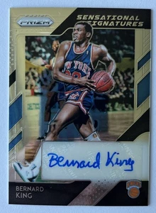 2018-19 Panini Prizm Sensational Signatures Bernard King #SS-BKG Auto HOF Knicks - Bild 1 von 2