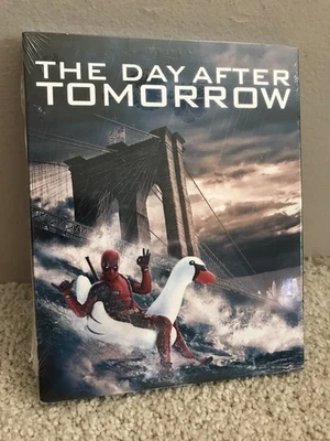 The Day After Tomorrow Blu-ray w/ Deadpool Photobomb Slipcover (Damage See Pics) - Image 1 of 4