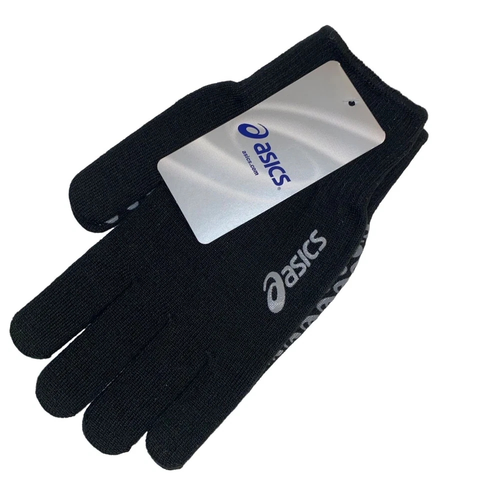 Guantes forradores ASICS para hombre L/XL negros guantes forradores diarios ZC1476-90 NUEVOS CON ETIQUETAS Foto 1 de 4