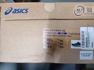 Größe 11,5 - Asics Gel Kayano 30 Extra Wide Carrier Grey/Piemont Grey - Bild 1 von 5