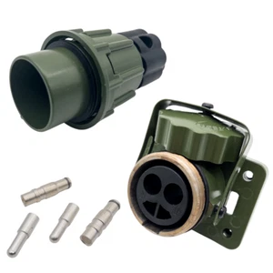 Wtyczka NATO + gniazdo NATO 2-biegunowe zestaw – 35mm2 – 12V 24V – ciężarówka Bundeswehry - Zdjęcie 1 z 6