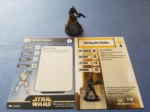 Star Wars Miniatures Virtual+Regular Card Old Republic Rookie (Naboo Soldier) - Picture 1 of 1