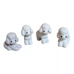 Vintage Precious Moments Sheep Lambs Christmas Nativity 1986 104000 - Picture 1 of 17