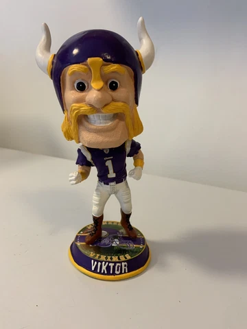 Viktor Bobblehead Big Head FOCO Rare Minnesota Vikings Mascot Cover