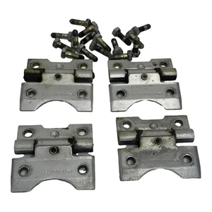 1977-1985 Mercedes-Benz 300D W123 Sedan Front & Right OEM Door Hinge & Bolt Set - Picture 1 of 8
