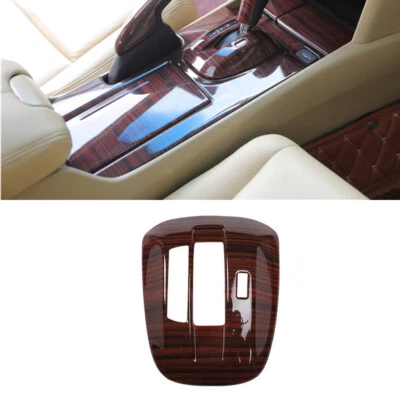 Cubierta de decoración interior de cambio de marchas de madera roja para Honda Accord Crosstour 2008-2013 Foto 1 de 4