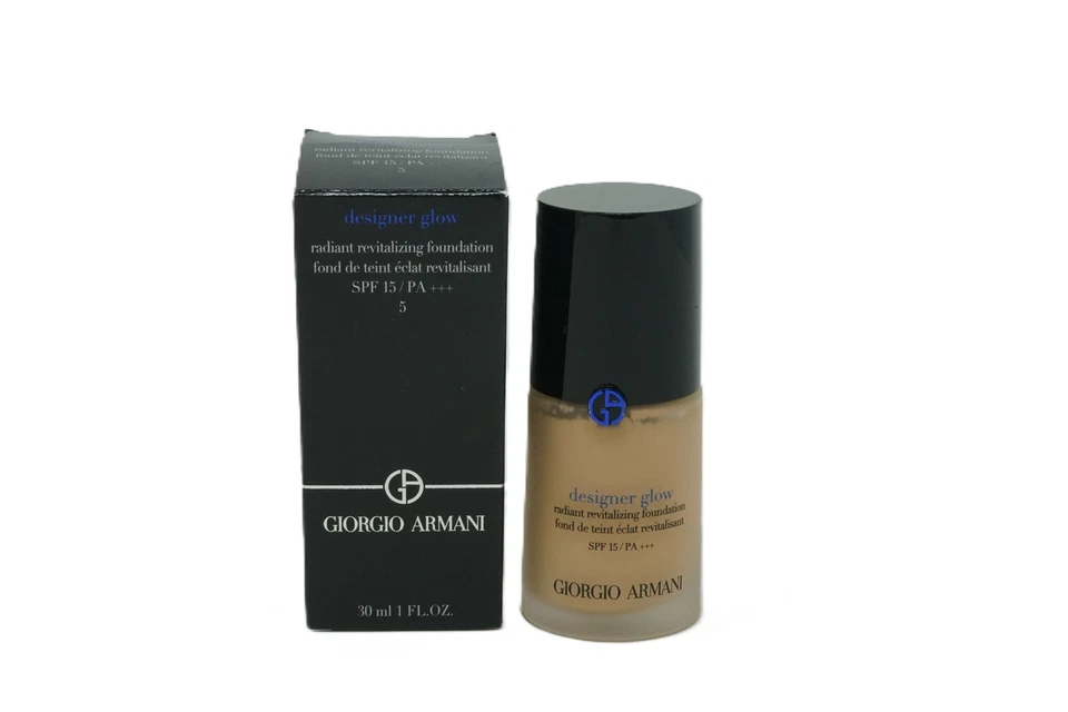 Giorgio Armani designer glow revitalizing foundation SPF 15 30 ml 5 - Bild 1 von 1