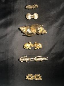 Five Sets Of Vintage Belt Buckles - Picture 1 of 15
