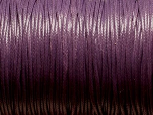 10 metres - Fil Corde Cordon Coton Ciré 0.8mm Violet indigo byzantin - 742703973 - Picture 1 of 1