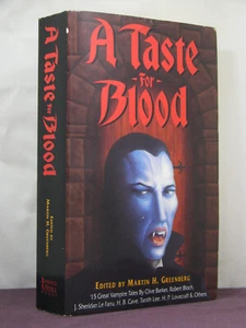 A Taste for Blood ed by MHG,signed by 6(Clive Barker, Hugh Cave,Dan Simmons,MHG+ - Imagen 1 de 8