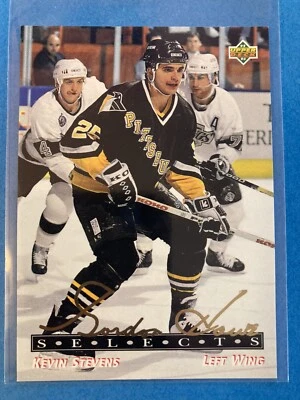 1992-93 Upper Deck Gordie Howe Selects #G4 Kevin Stevens Pittsburgh Penquins - Image 1 of 2