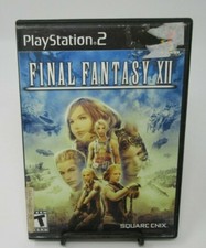 FINAL FANTASY XII PS2 PLAYSTATION 2 GAME, GAME DISC, CASE, MANUAL, SQUARE ENIX