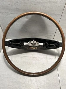 1968 Ford Thunderbird T-Bird Deluxe Steering Wheel Faux wood Grain with Cruise - Picture 1 of 22
