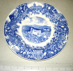 1936 WEDGWOOD BLUE Arkansas Centennial Commemorative Plate 10.5" dia - Picture 1 of 4