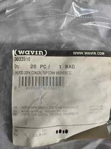 Hep2O Pack of 20 Conical Tap Washers - 22mm Wavin. HX57/22 - Picture 1 of 3