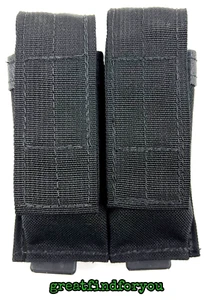 TACTICAL TAILOR DOUBLE PISTOL MAG POUCH -BLACK - Picture 1 of 6