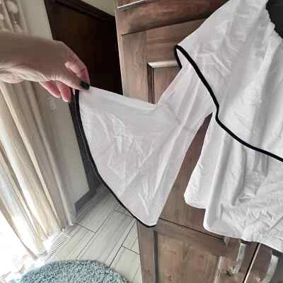 Blusa M&M BY MY MICHELLE-Blanca Peplum Hombro Descubierto Talla L Foto 1 de 4