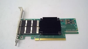 HPE IB HDR100/EN 100Gb 2p QSFP56 Adptr P/N P24752-001 High Profile Bracket - Afbeelding 1 van 3