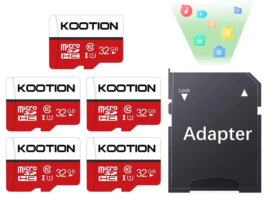 5PACK 32GB Micro SD Card SDHC Memory Card TF Class 10 SD High Speed Flash Cards - Image 1 of 4