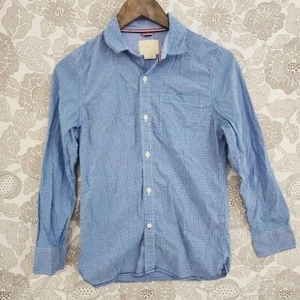 Boden Boy Button down long sleeve Plaid Shirt Boy's Size 11-12Y 3450C - Picture 1 of 6