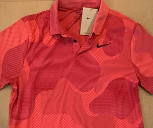 NWT $105 Nike Dri-Fit ADV Tour Camo Golf Polo Shirt DR5312-620 Men’s Size Small - Picture 1 of 5