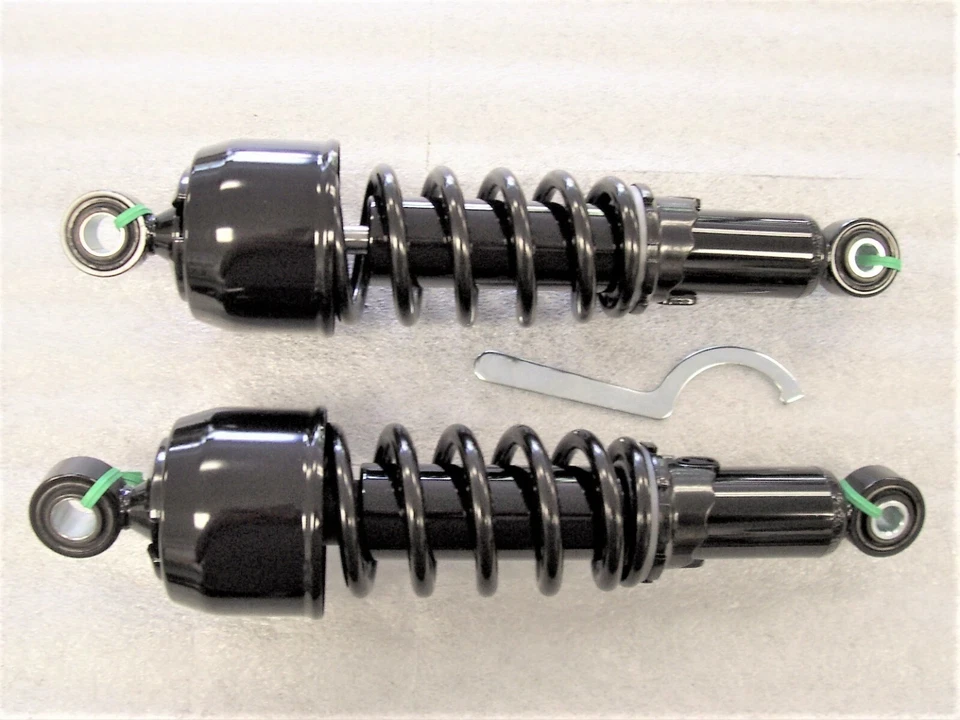 Amortiguadores Bobber cortos negros Kawasaki KZ650 11,5" Foto 1 de 1