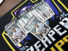 1986 Topps #500 Rickey Henderson Lot of 37 Cards