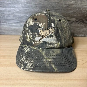 Mossy Oak Hat Cap Strap Back Camo Camouflage Hunting Outdoors Adjustable - Picture 1 of 9