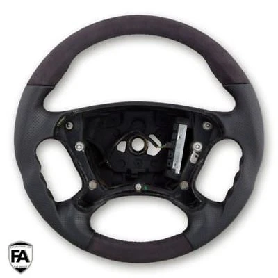 Volante deportivo Alcantara Mercedes Benz AMG SL R230 G W463 E W211 CLK W209 CLS W219 - Imagen 1 de 4