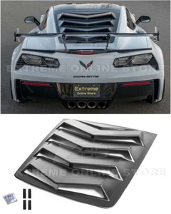 For 14-19 Corvette C7 Coupe ABS Plastic Rear Window Louver Sun Shade Cover - Foto 1 di 11