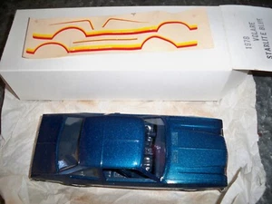 MPC 1978 Plymouth Volare Promo Dealer Car Starlight Blue In Box + Decals NEW - Picture 1 of 4