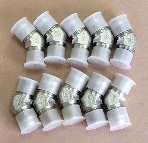 BRENNAN INDUSTRIES 2503-8 ELBOW FITTING WITH CAP, LOT OF 10 - Picture 1 of 9