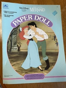 Vintage The Little Mermaid Paper Dolls New Uncut 1991 #Disney #Classics - Picture 1 of 9